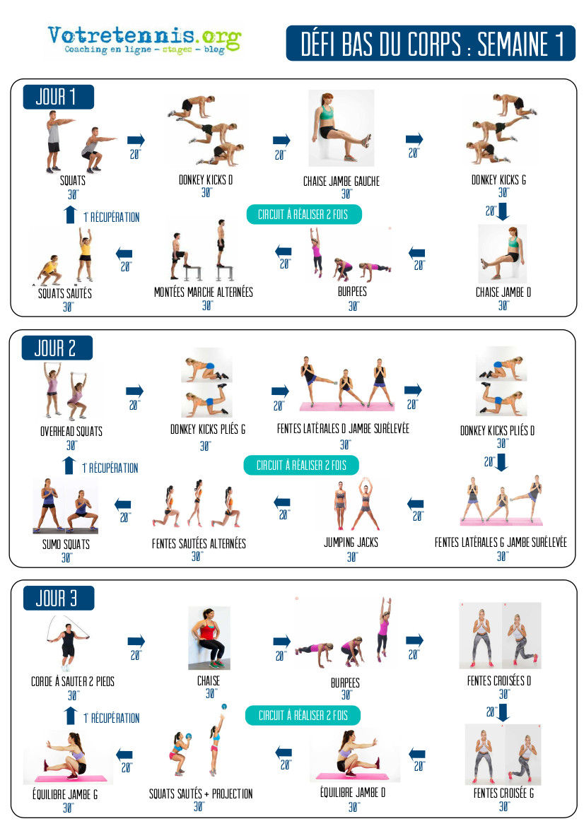 Défi bas du corps 1