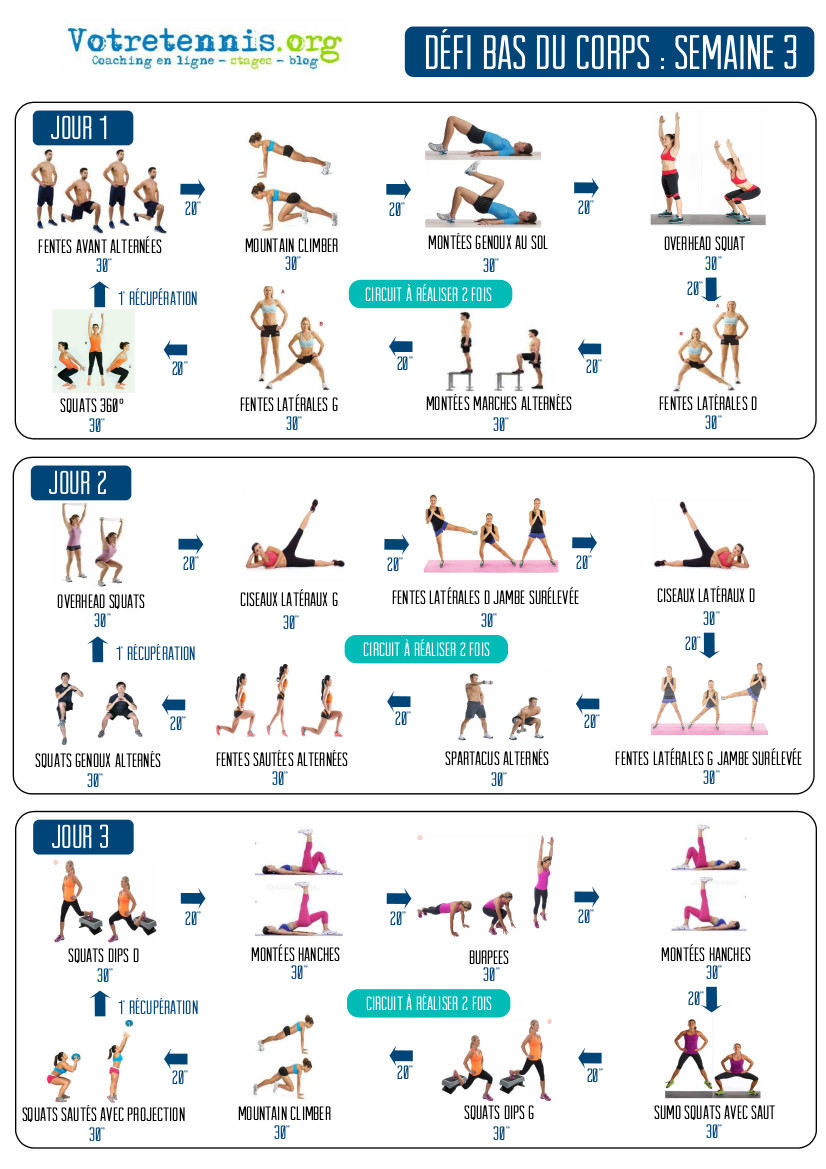 Défi bas du corps 3