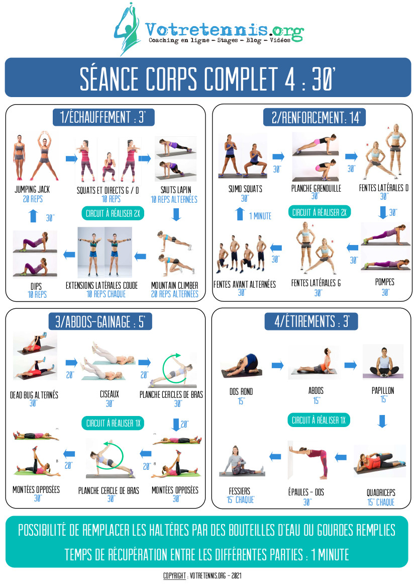 Fiches séances 30' 4