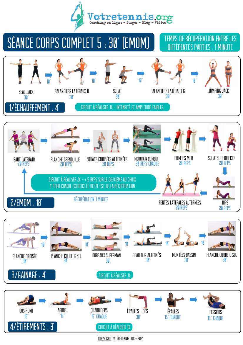 Fiches séances 30' 5
