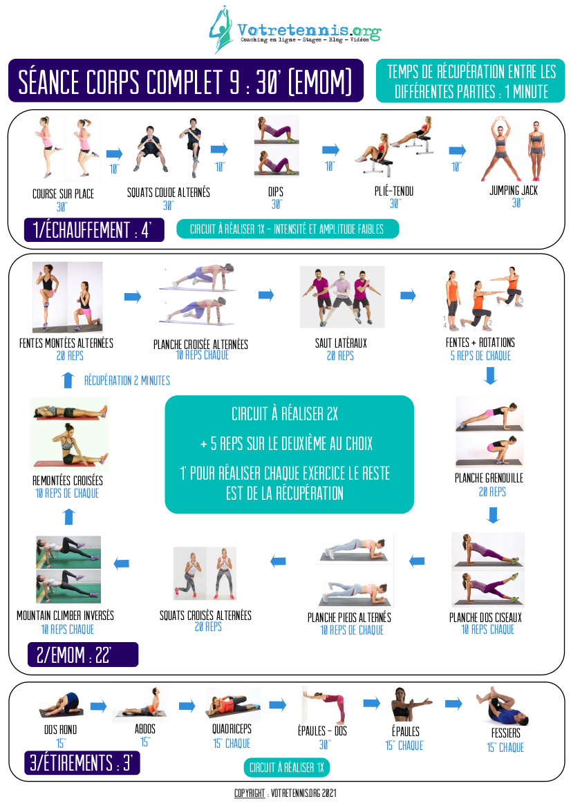 Fiches séances 30' 9