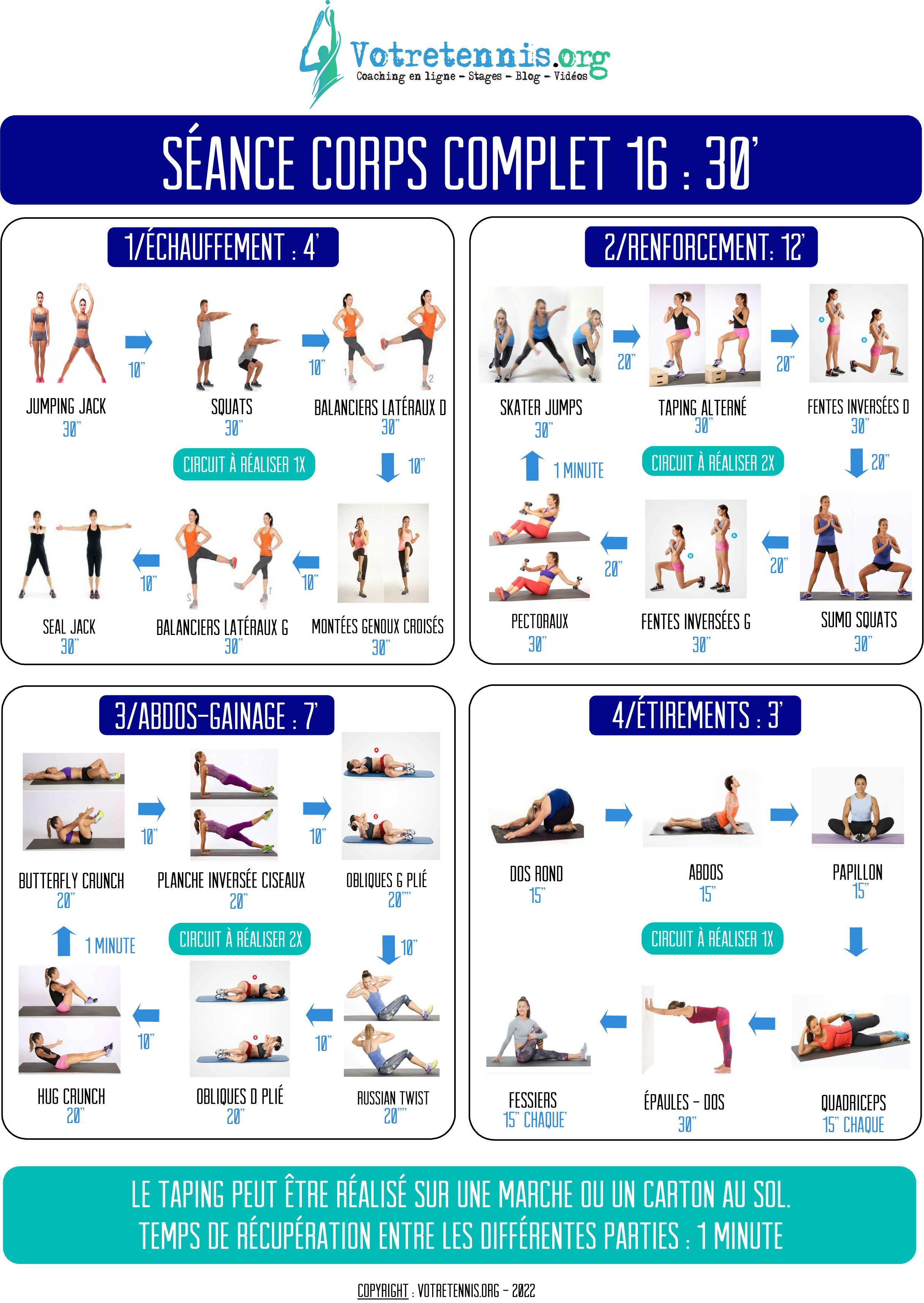 Fiches séances 30'4