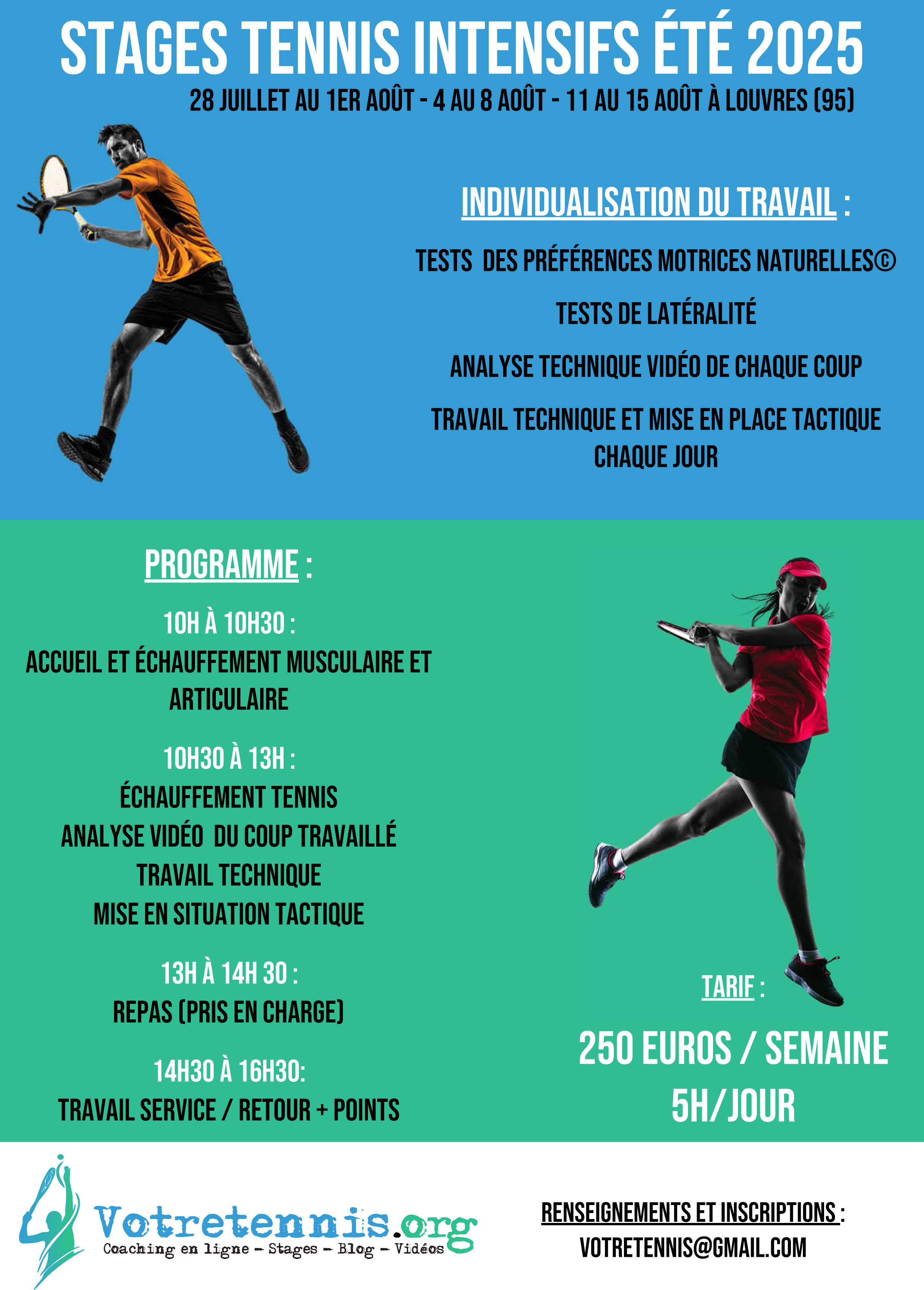 Affiche Stage adultes 2025