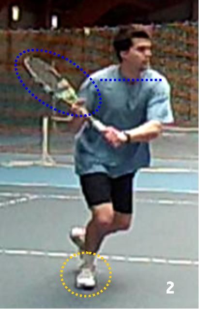 Volée basse revers 2