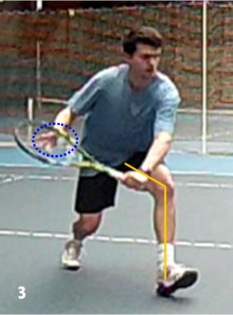 Volée basse revers 3