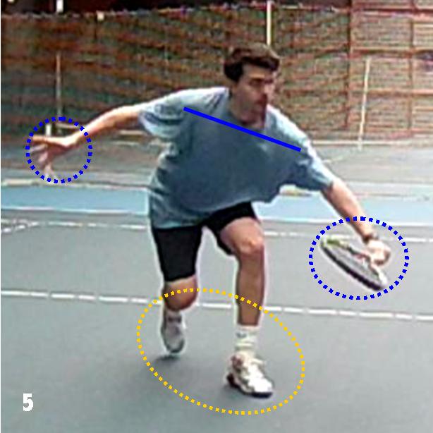 Volée basse revers 5