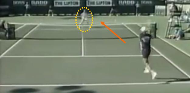 Agassi passing 2 temps 1