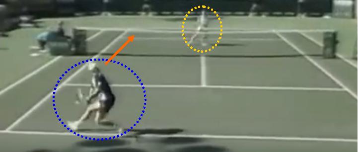 Agassi passing 2 temps 3